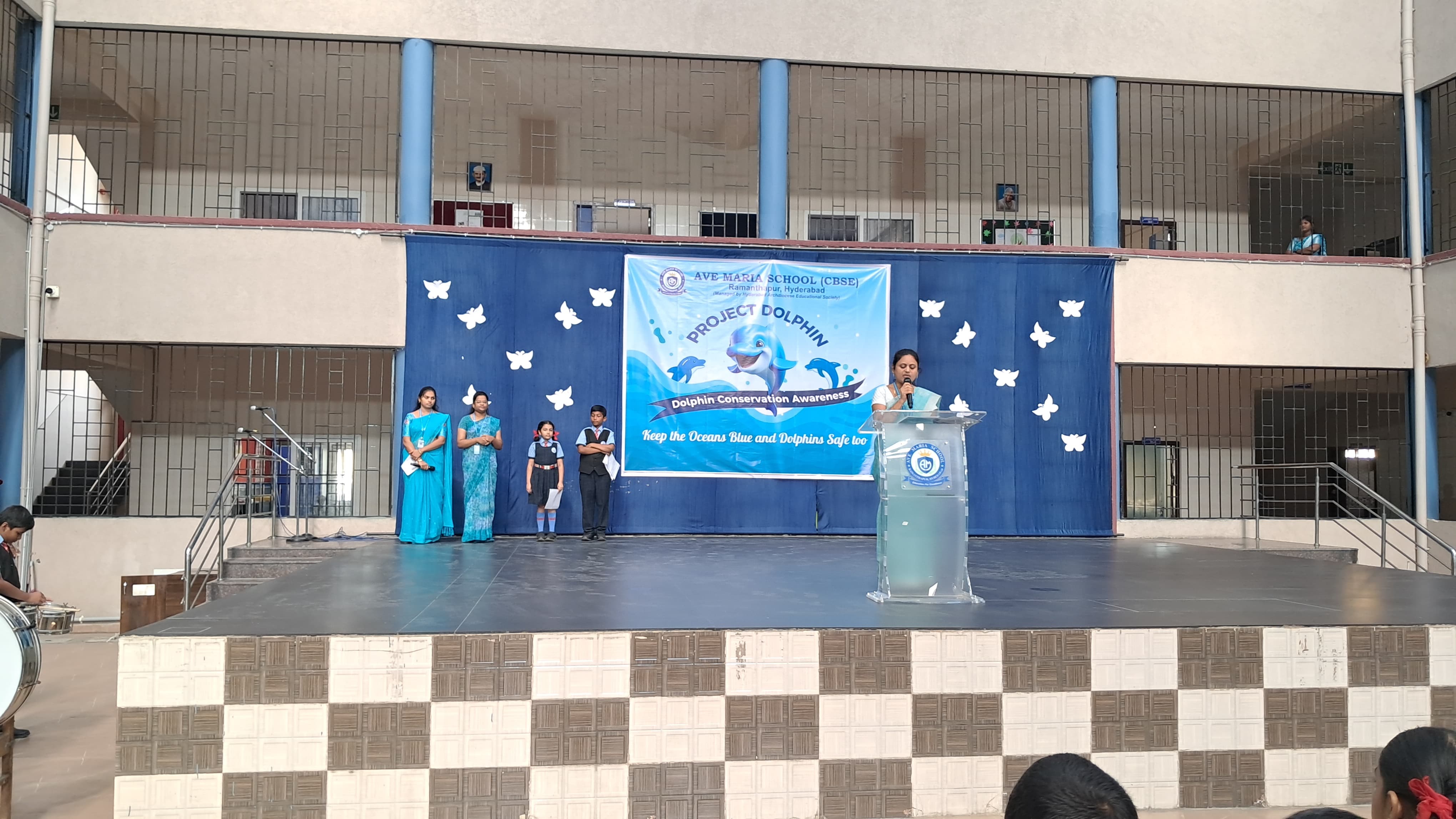 The Awareness PROGRAM Regarding Dolphins Conservation their vital role in marine Ecosystems,
